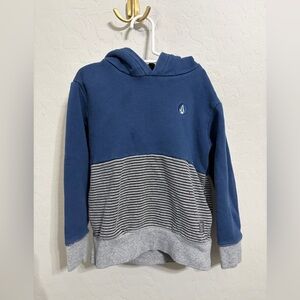 Volcom Blue and Gray Kids Hoodie